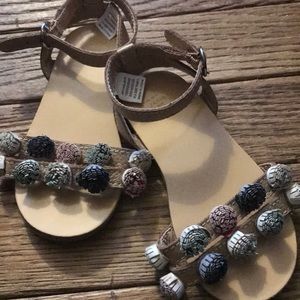 Multicolored sandals